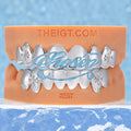 Script Gothic Cross Solid Grillz
