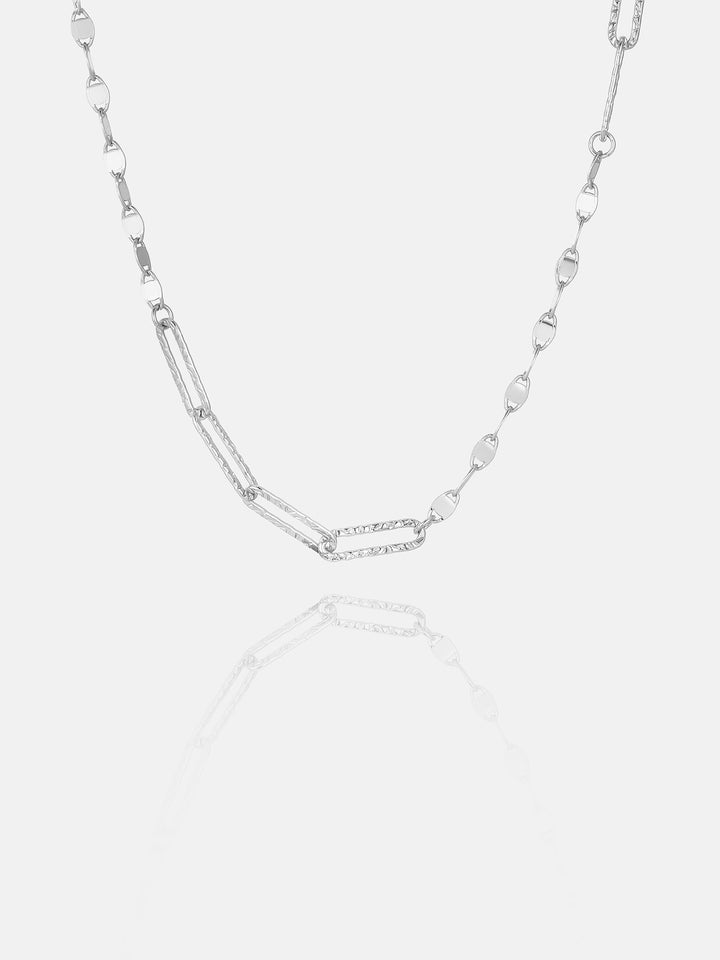 Shimmer Silver Paperclip Chain Or Bracelet