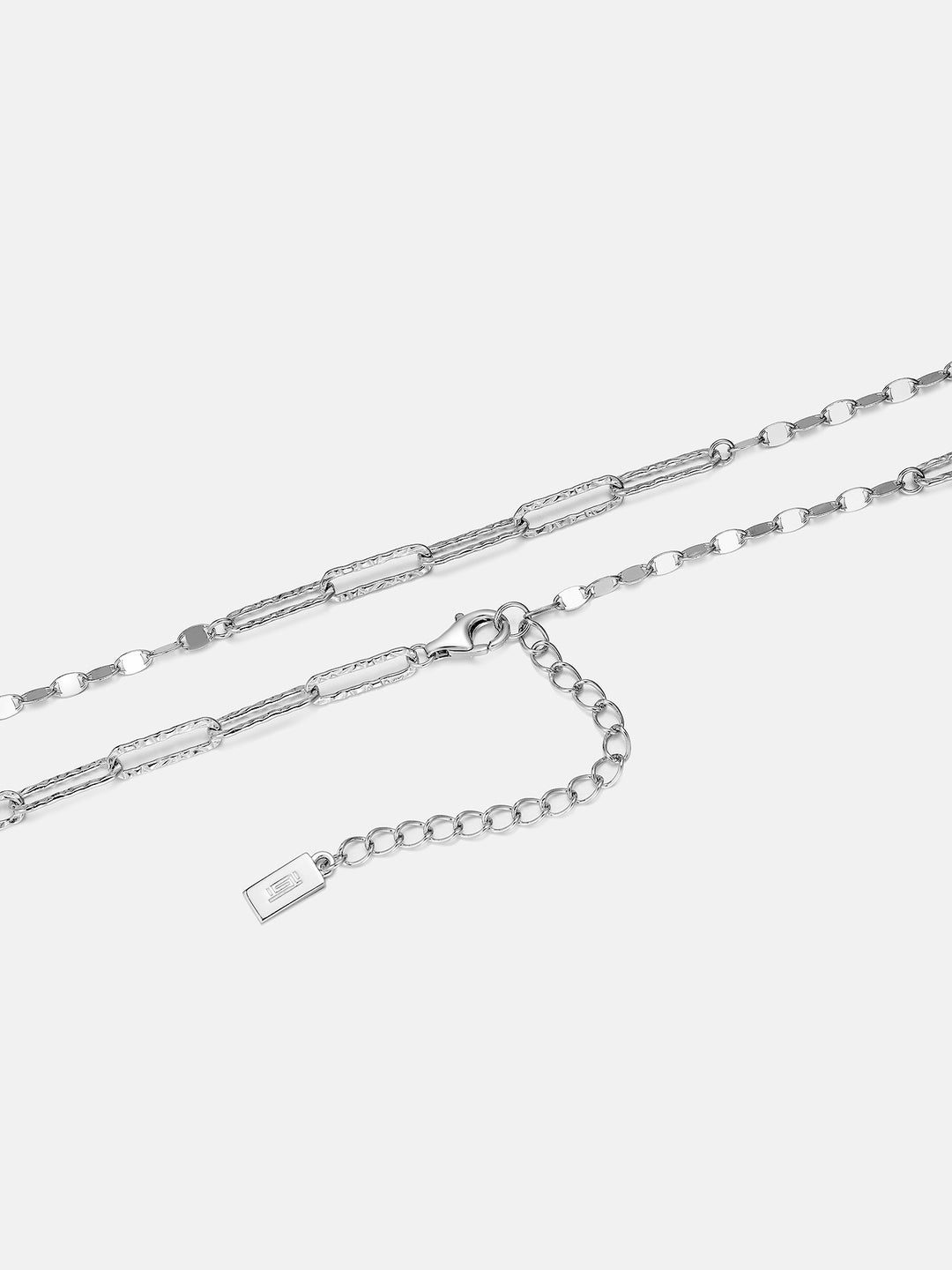 Shimmer Silver Paperclip Chain Or Bracelet