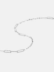 Shimmer Silver Paperclip Chain Or Bracelet