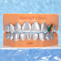Silver African Flag Grillz