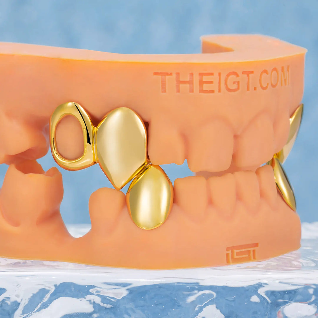 Solid Gold Fang Grillz