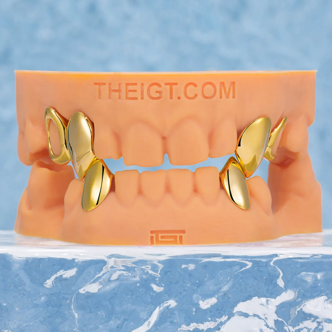 Solid Gold Fang Grillz