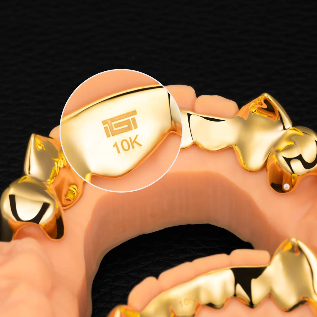 Solid Gold Fang Grillz