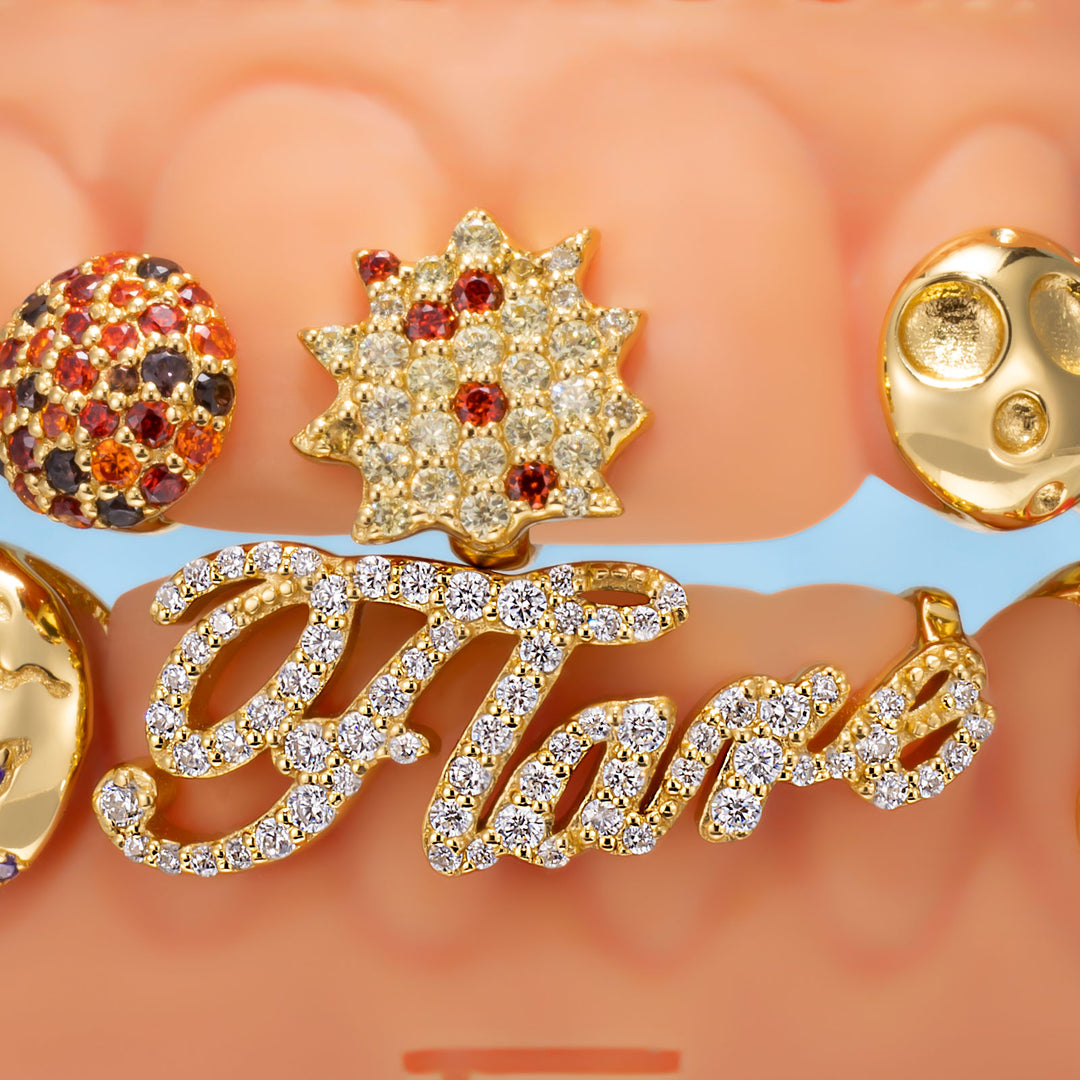 "Space Galaxy" Planet & Rocket Grillz