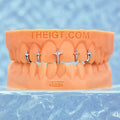 Sparkle Cross Bar Grillz