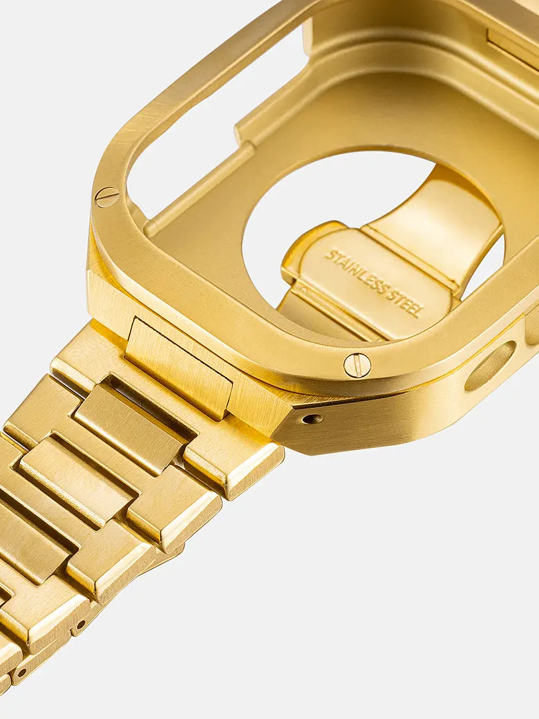 Stainless Steel Apple Watch Case With Band