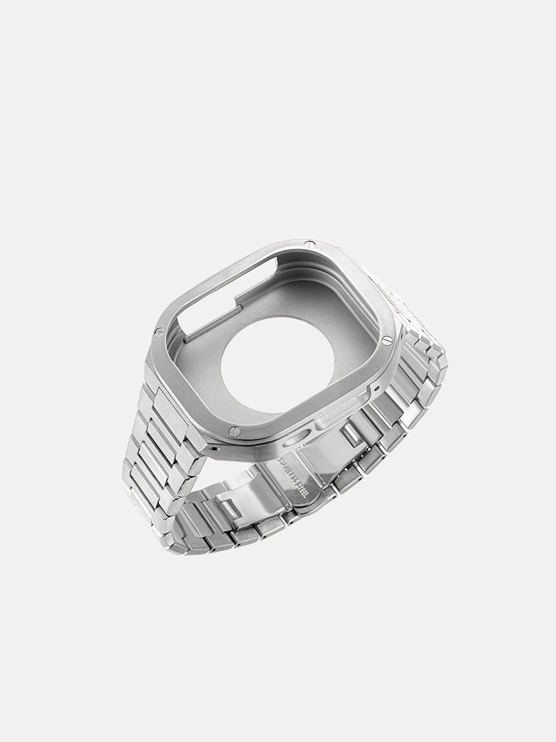 Stainless Steel Apple Watch Case With Band