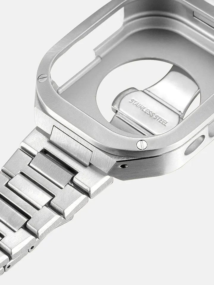 49mm Stainless Steel Apple Watch Case With Band