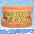 Star Dust Cut Textured Polished Grillz - ICEGIANT