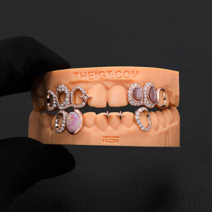 Star & Opal Diamond Grillz