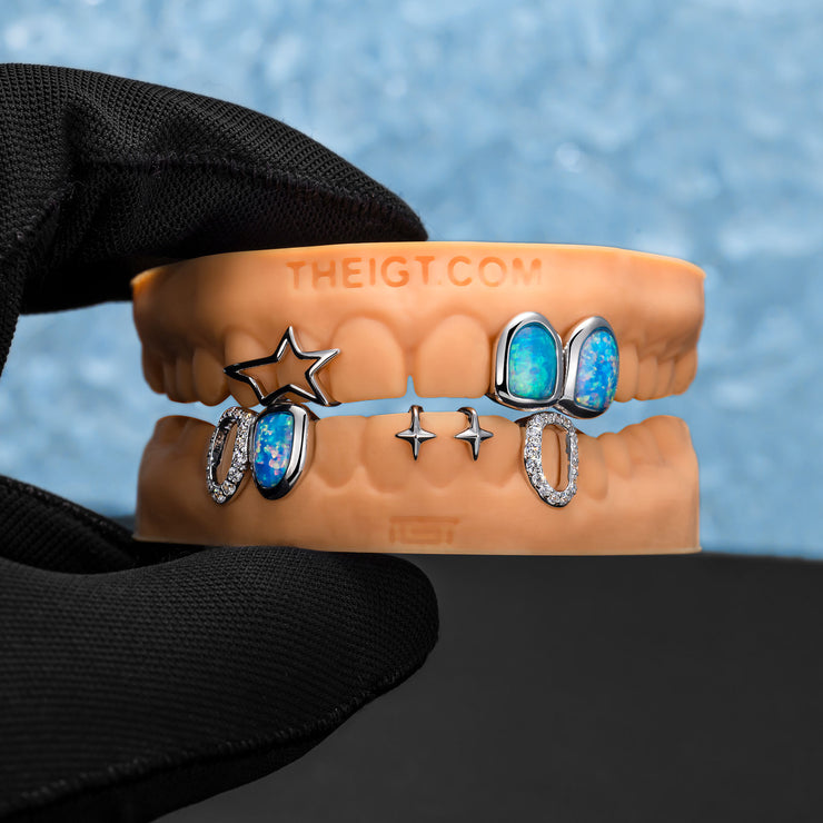 Star & Opal Diamond Grillz