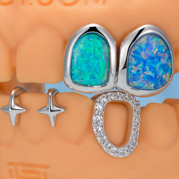 Star & Opal Diamond Grillz