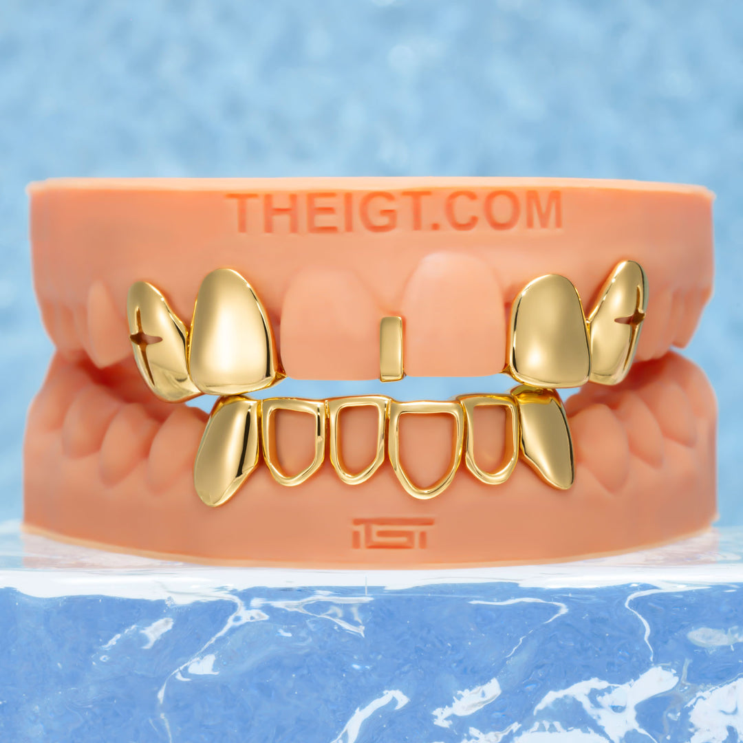 "Starburst Star" Open-Face Custom Grillz