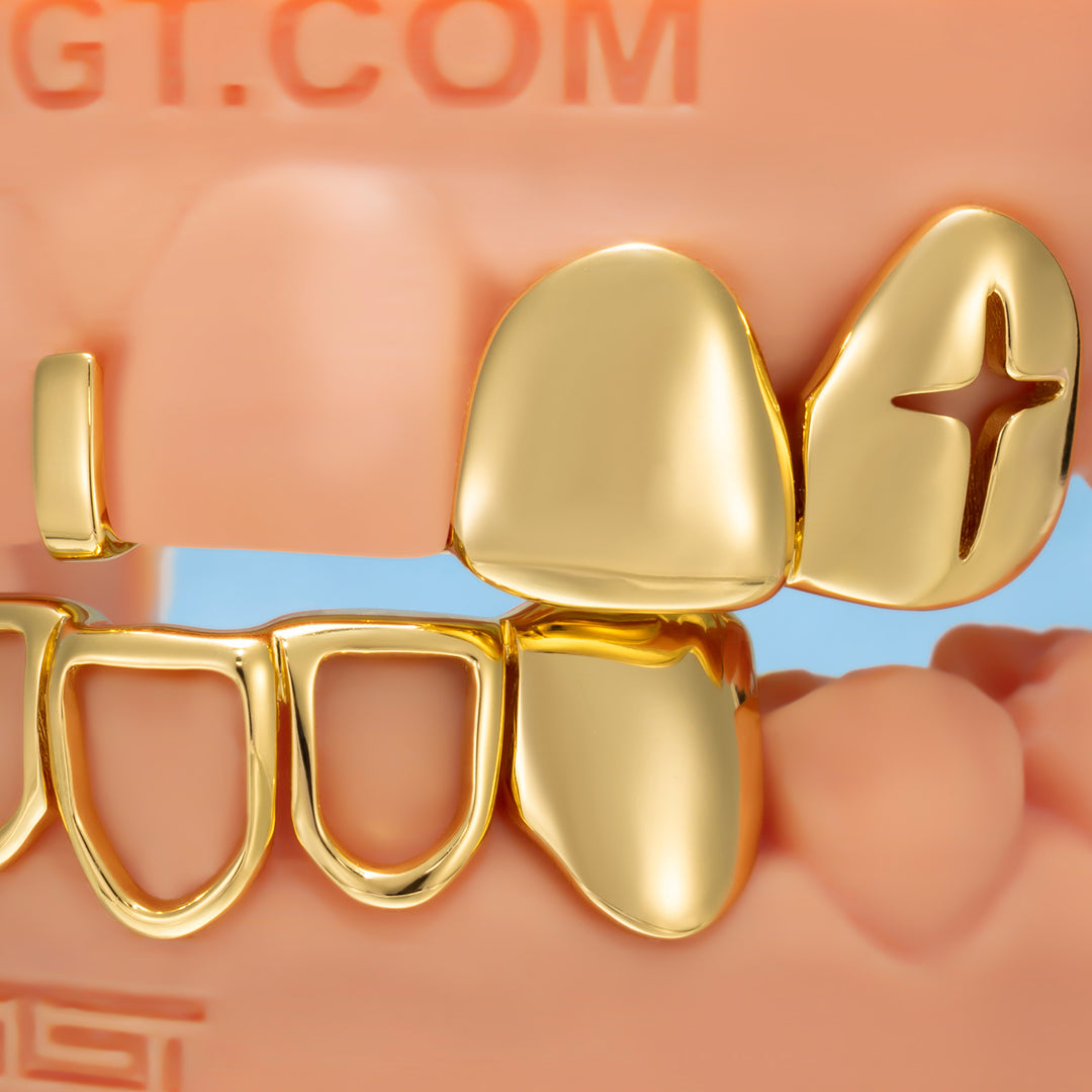 "Starburst Star" Open-Face Custom Grillz