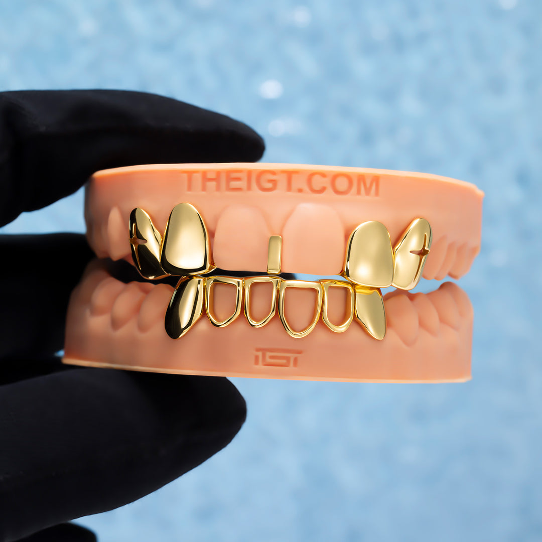 "Starburst Star" Open-Face Custom Grillz