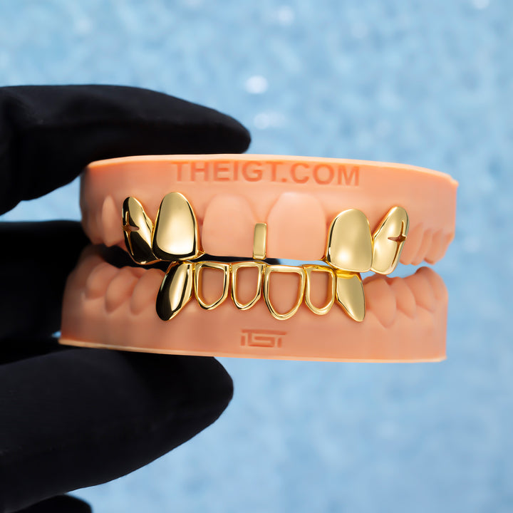 "Starburst Star" Open-Face Custom Grillz