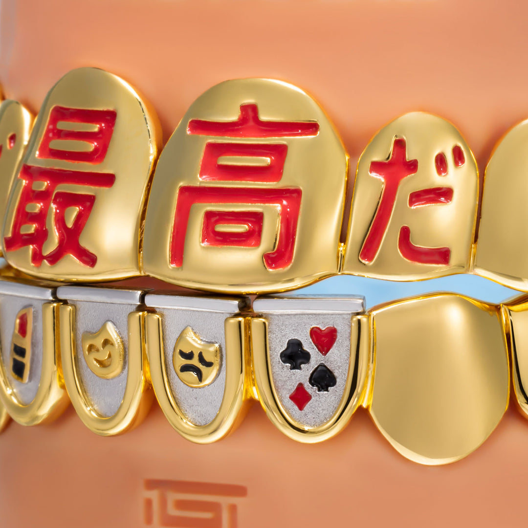 "Swap" Emoji Custom Enamel Kanji Grillz