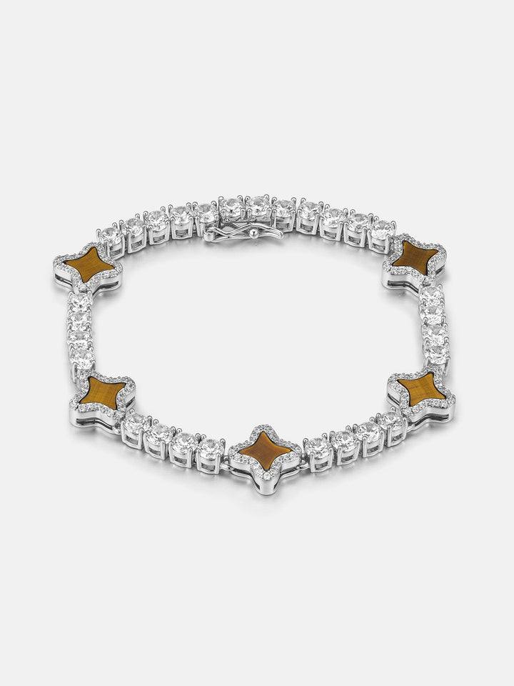Tiger's Eye Star Moissanite Tennis Bracelet - ICEGIANT
