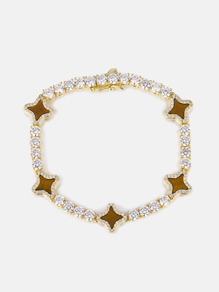 Tiger's Eye Star Moissanite Tennis Bracelet - ICEGIANT