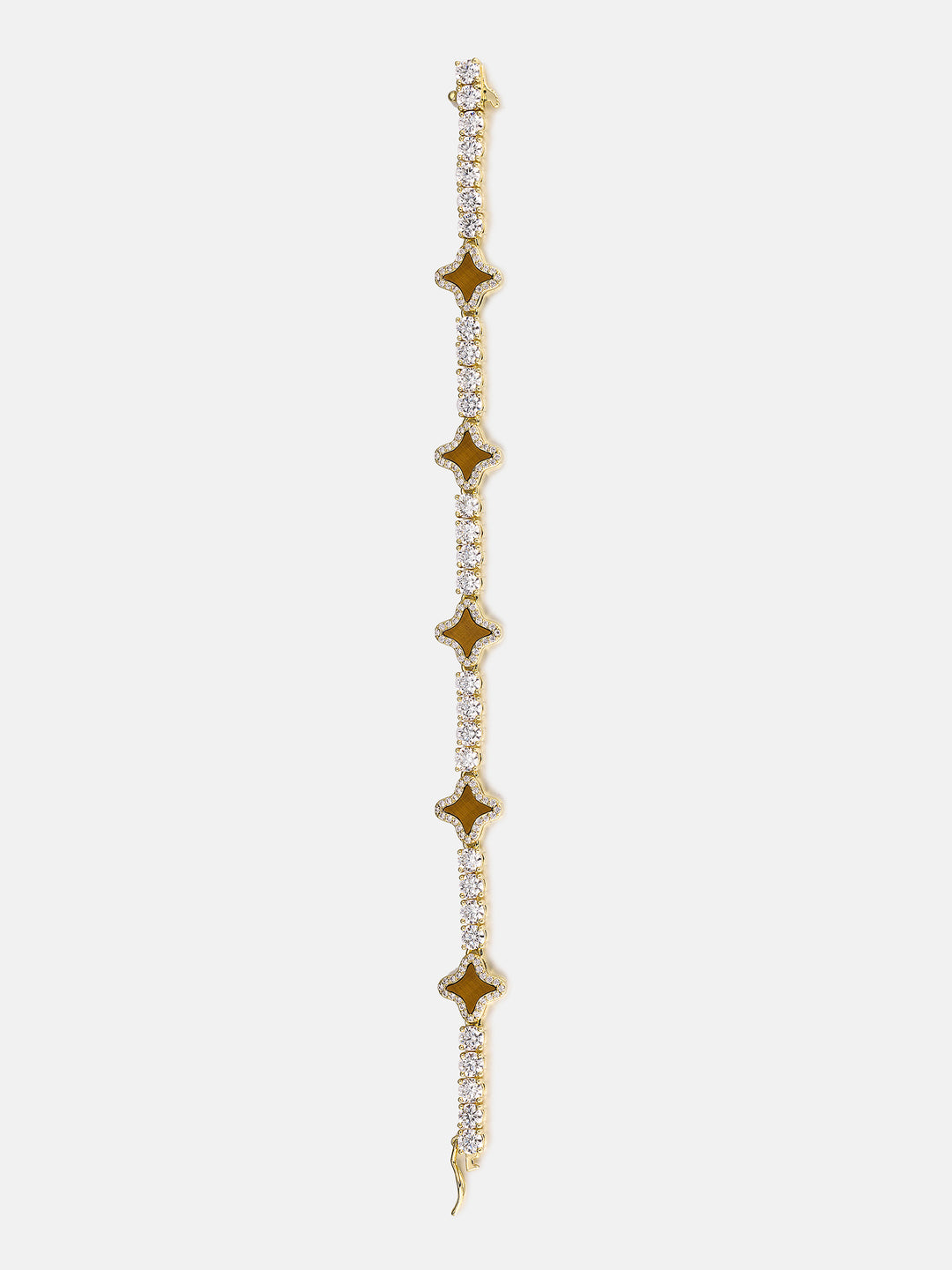 Tiger's Eye Star Moissanite Tennis Bracelet - ICEGIANT