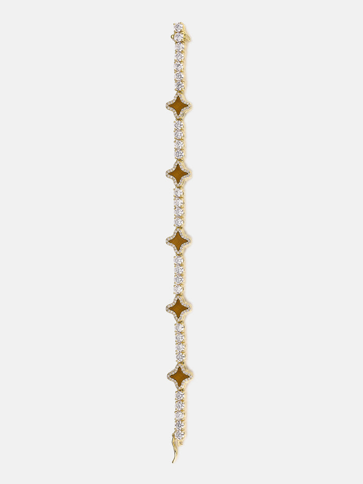 Tiger's Eye Star Moissanite Tennis Bracelet - ICEGIANT