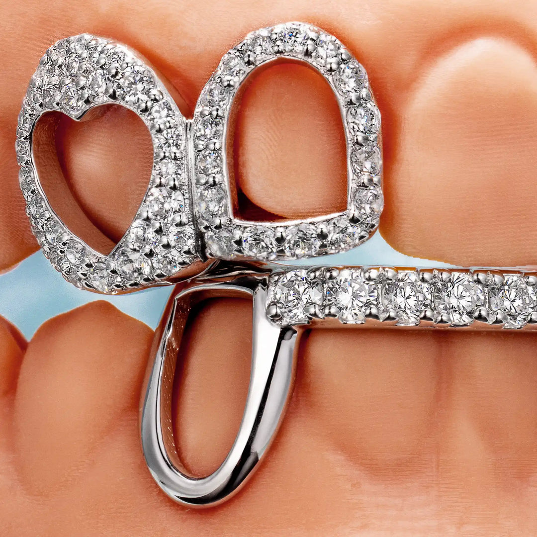 Top 4 Open Face With Bottom Bar Grillz