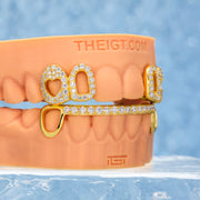 Top 4 Open Face With Bottom Bar Grillz