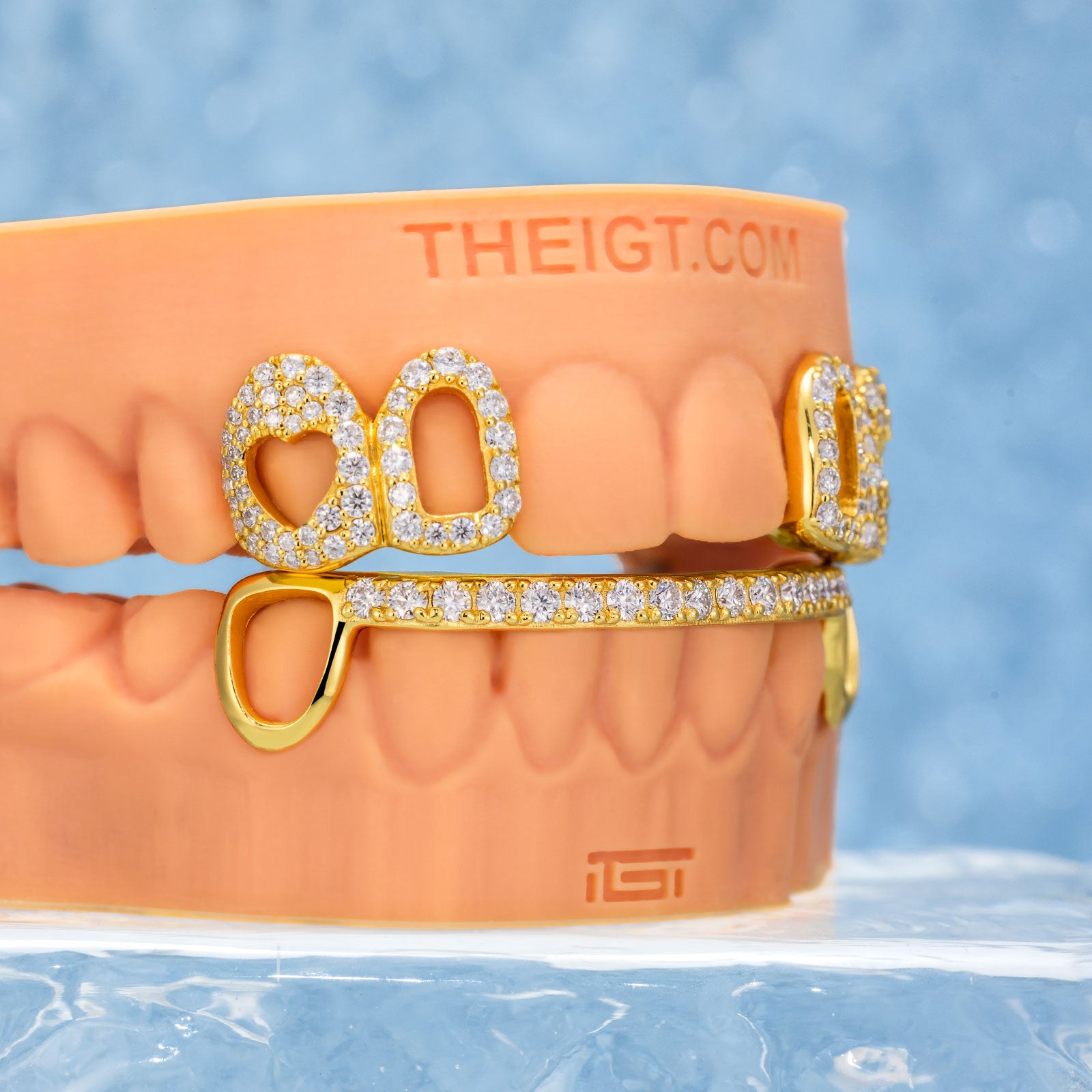 Top 4 Open Face With Bottom Bar Grillz