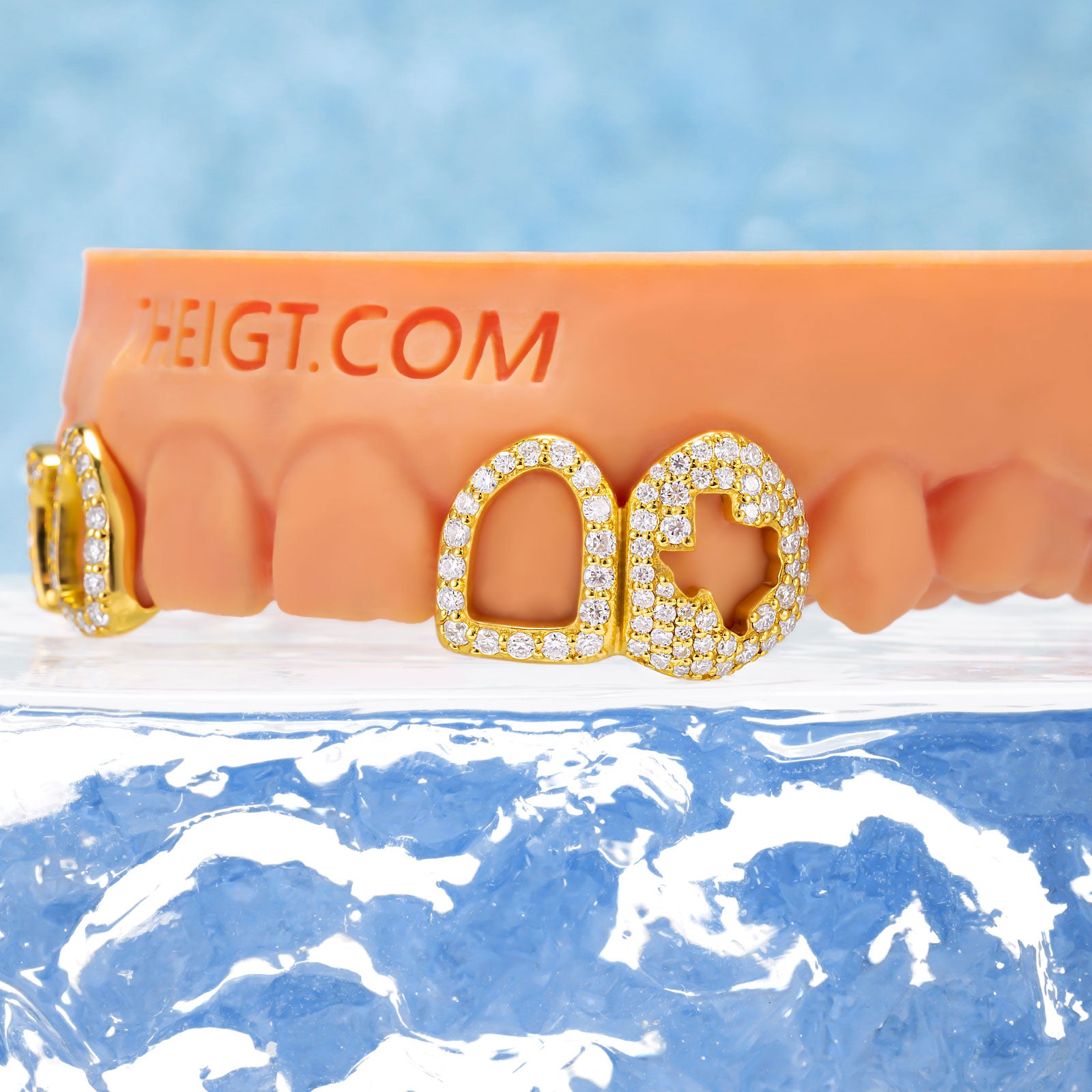 Top 4 Open Face With Bottom Bar Grillz