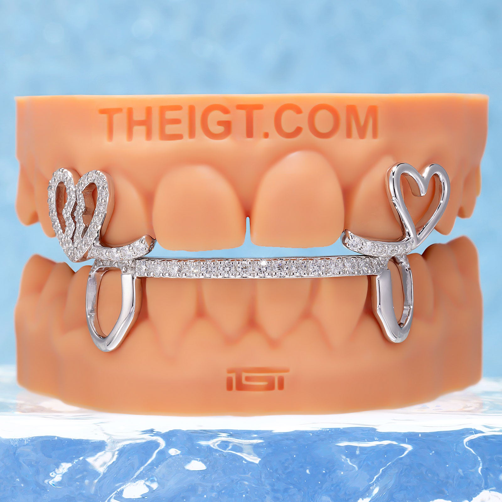 Top 4 Open Face With Bottom Bar Grillz