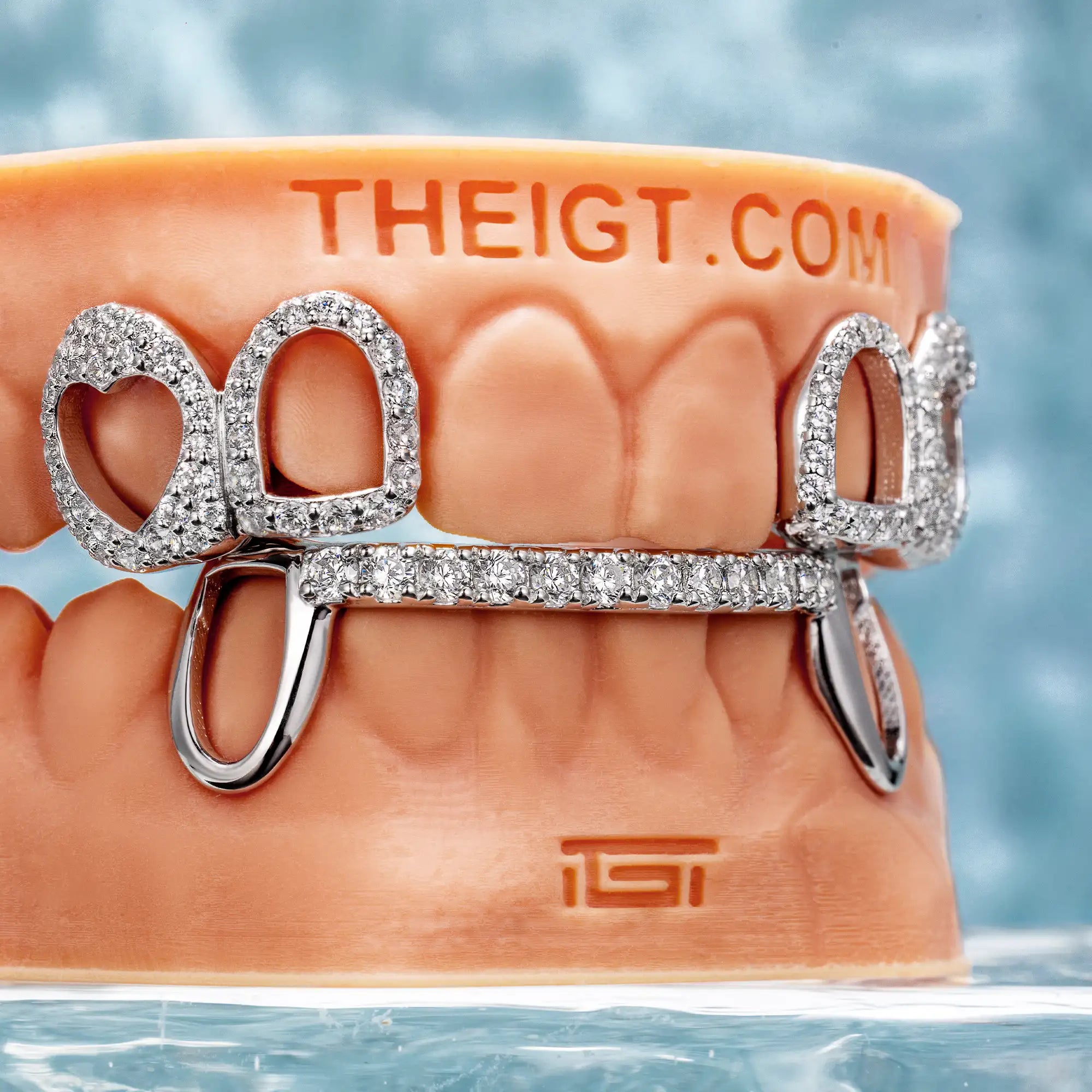 Top 4 Open Face With Bottom Bar Grillz