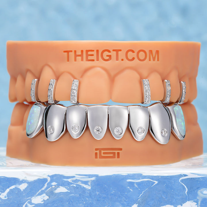 Top Gap Bar & Bottom Diamond Grillz - ICEGIANT