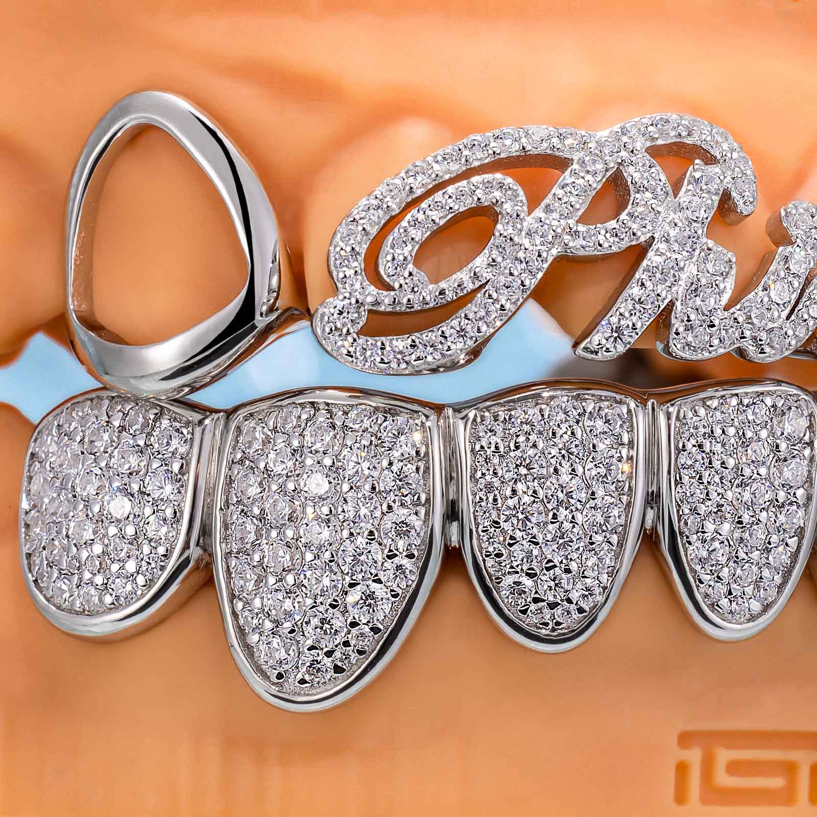Diamond Grillz on Teeth – Custom Name Design | TheIGT – ICEGIANT