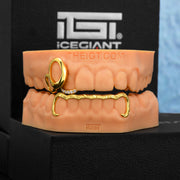 Top Open Face W Bottom Bar Grillz