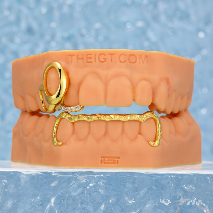 Top Open Face W Bottom Bar Grillz