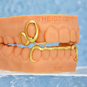 Top Open Face W Bottom Bar Grillz