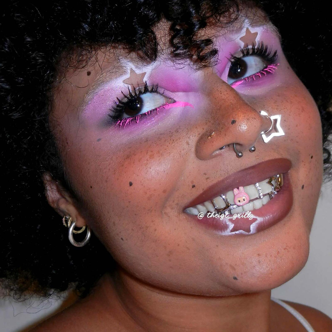 Top Star & Bottom Bar Grillz