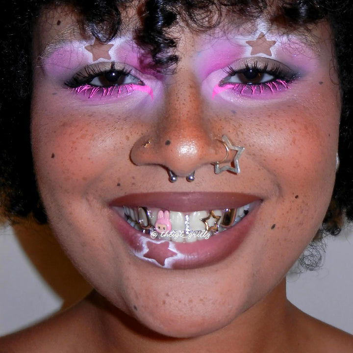 Top Star & Bottom Bar Grillz
