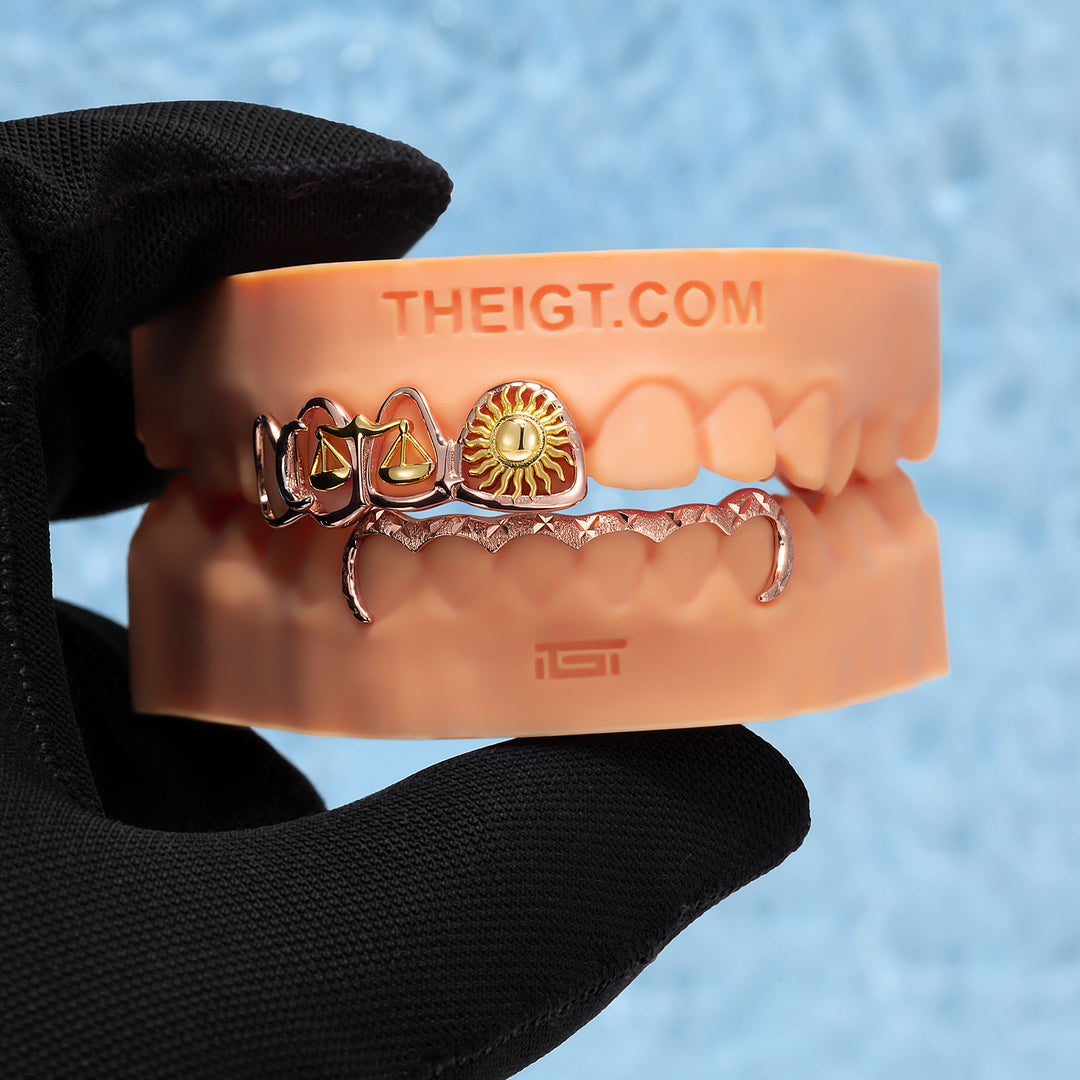 Tri Tone Sun Moon Scales Wave Grillz