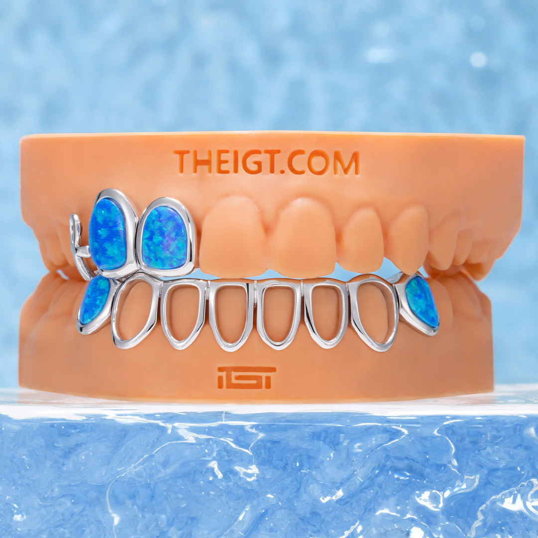 Turquoise & Open Face Grillz