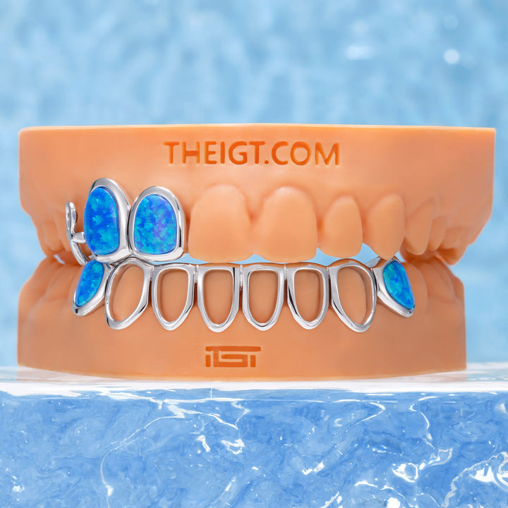 Turquoise & Open Face Grillz