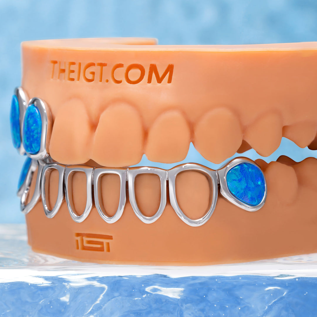 Turquoise & Open Face Grillz