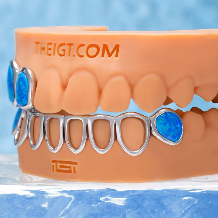 Turquoise & Open Face Grillz