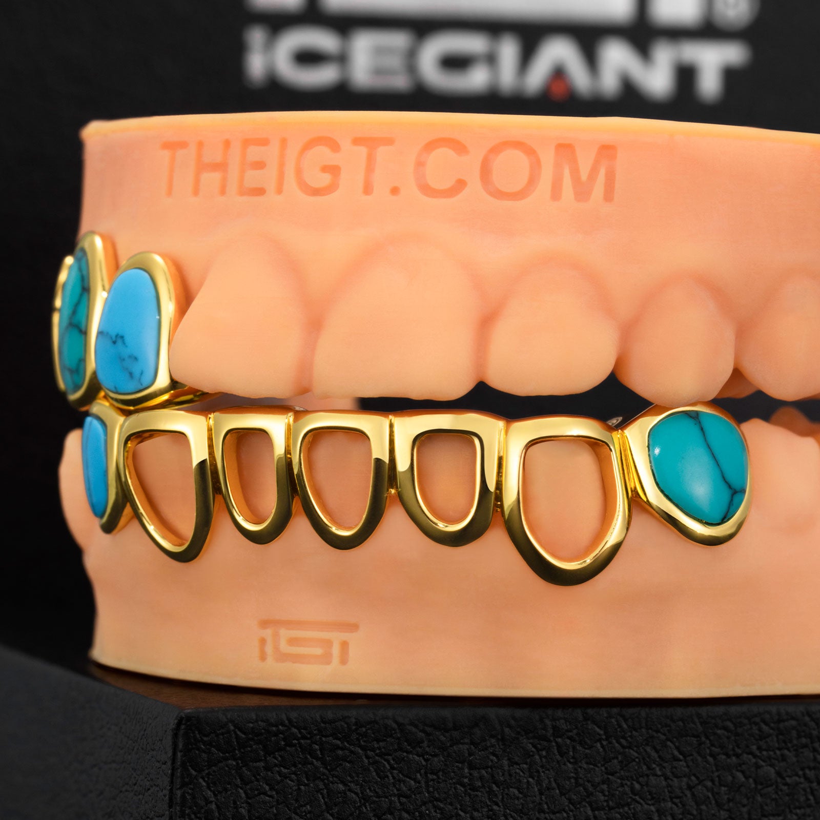 Turquoise & Open Face Grillz