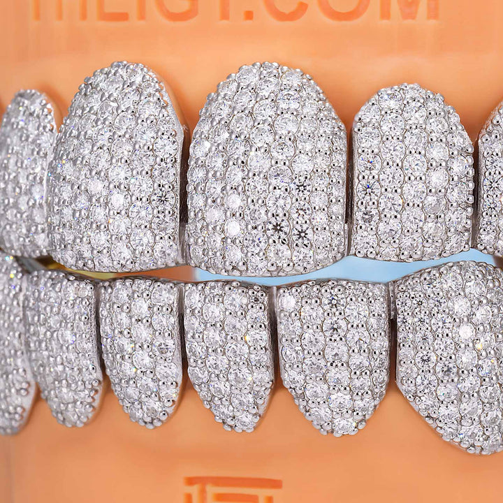 Two-Tone Ruby Fang Grillz