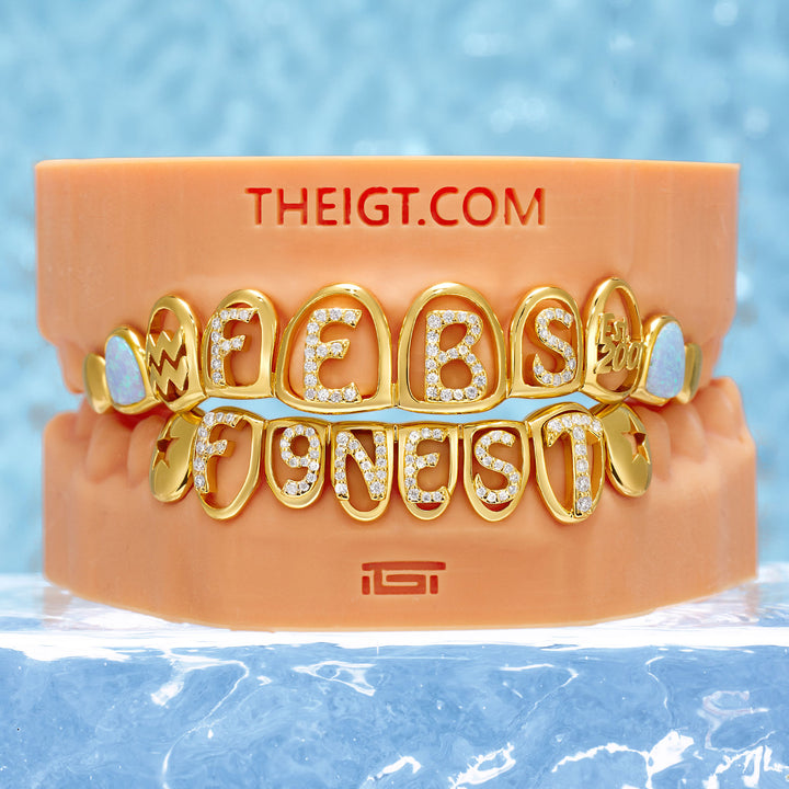 UR Fav GIRL Pink Pearl Grillz