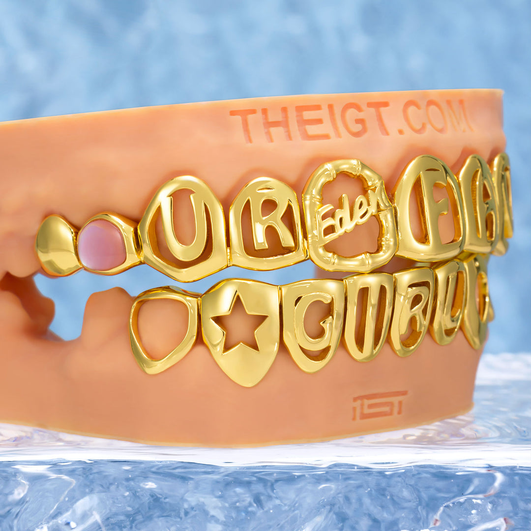 UR Fav GIRL Pink Pearl Grillz