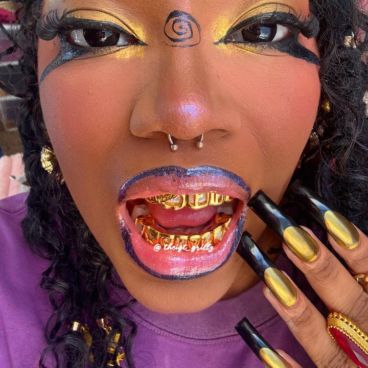 UR Fav GIRL Pink Pearl Grillz