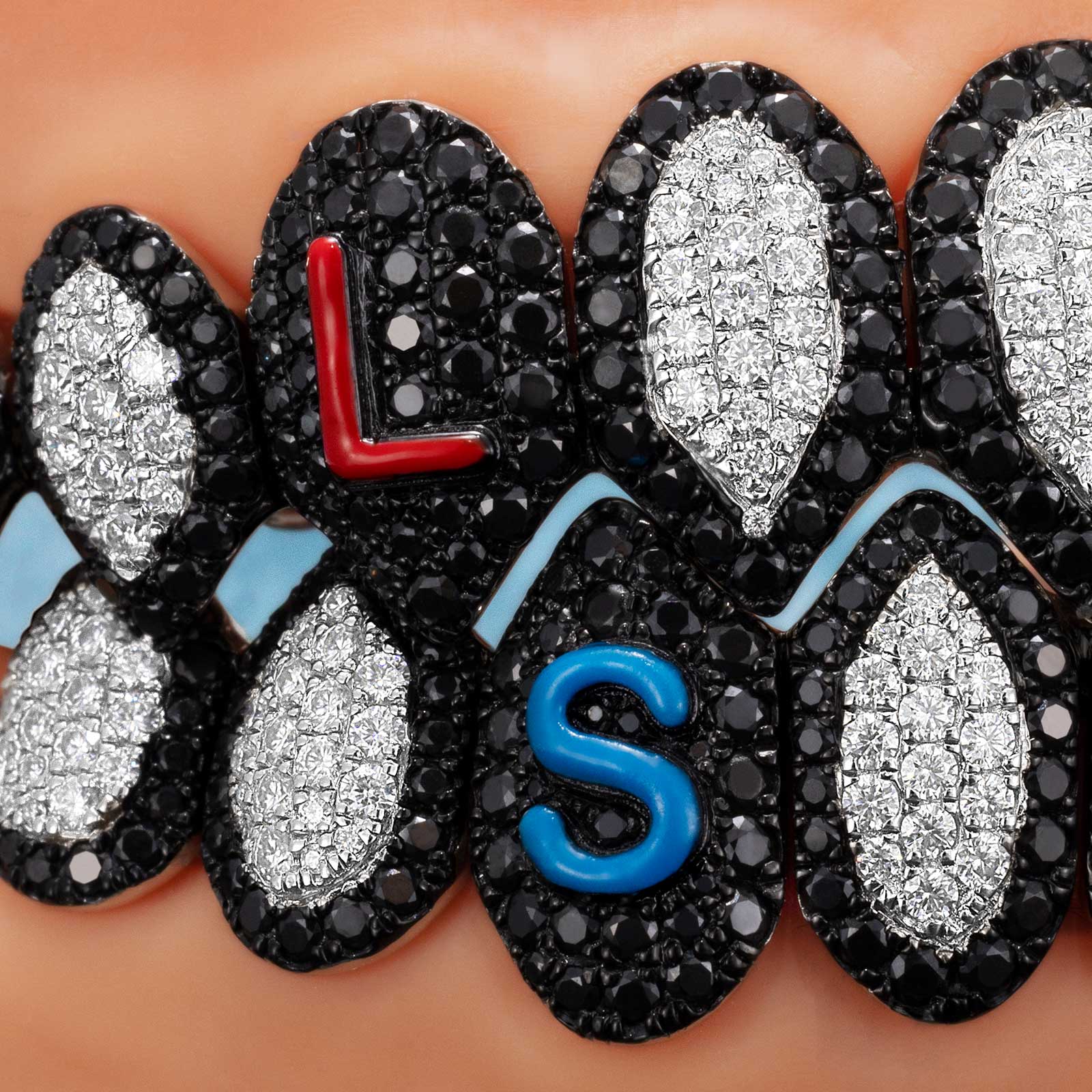 Vampire Glow Letter Grillz